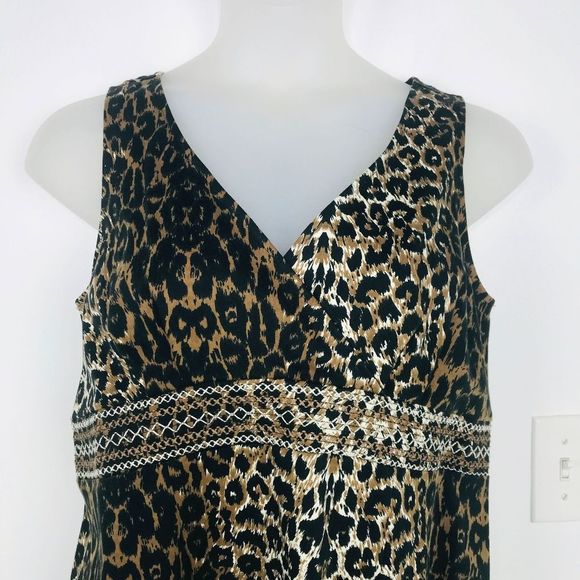 Notice Maternity Animal Print Dress NWT - Picture 3 of 6